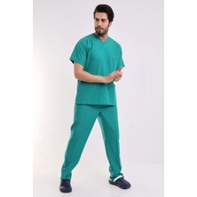 Zarf Yaka Erkek Takım - 30 Ameliyathane Yeşili