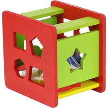 OMZ Ahşap Eğitici Bultak Küp Kız Erkek Çocuk Oyuncak Eğitici Oyuncaklar