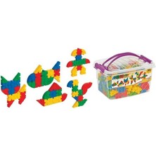 OMZ Dede Smart Bloklar Box Eğitici Şekiller 160 Parça Kız Erkek Çocuk Oyuncak Eğitici Oyuncaklar