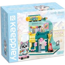OMZ KP28009 Keeppley Sokak Seri Blok Seti -Vagon Life Kız Erkek Çocuk Oyuncak Eğitici Oyuncaklar