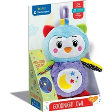 OMZ 17801 Baby Clementoni - Işıklı Pelüş Baykuş Kız Erkek Çocuk Oyuncak Eğitici Oyuncaklar