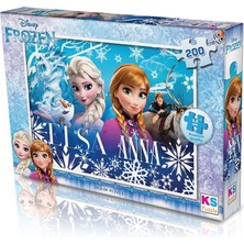 OMZ 200 Parça Frozen Puzzle Kız Erkek Çocuk Oyuncak Eğitici Oyuncaklar