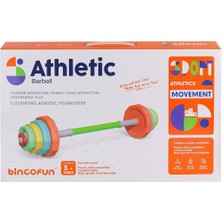 paraply BJF014-4 Büyük Barbell Halter Su Doldurulabilir Kız Erkek Çocuk Oyuncak Eğitici Oyuncaklar