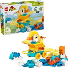 paraply 10448 LEGO Duplo 3'ü1 Arada Tekerlekli Hayvanlar 58 Parça +2 Yaş Kız Erkek Çocuk Oyuncak Eğitici Oyu