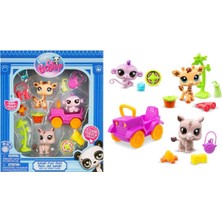 OMZ Littlest Pet Shop Minişler Safari Oyun Seti S1 Kız Erkek Çocuk Oyuncak Eğitici Oyuncaklar