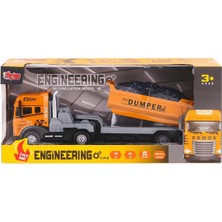 OMZ KLX800-241-42-43-44 Işıklı Müzikli Inşaat Tırı 1:24 -Vardem Oyuncak Kız Erkek Çocuk Oyuncak Eğitici