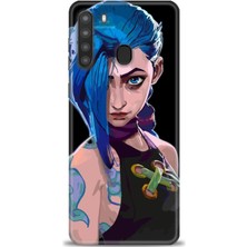 Rulet Samsung Galaxy A21 Hd Baskılı Kılıf + Seramik Tam Kaplayan Ekran Koruyucu 271