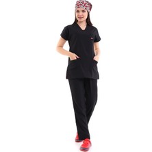 Bflex Unisex Likralı Yarasa Kol Takım - 6403 Siyah
