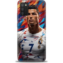 Samsung Galaxy A02S Hd Baskılı Kılıf + Seramik Tam Kaplayan Ekran Koruyucu 6