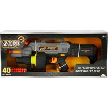 OMZ 4574 Zapp Toys 40 Mermili Sünger Dart Atan Silah 57CM Kız Erkek Çocuk Oyuncak Eğitici Oyuncaklar