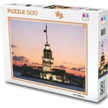 OMZ Ks Games Kız Kulesi Gün Istanbul Puzzle 500 Parça 20059 Kız Erkek Çocuk Oyuncak Eğitici Oyuncaklar