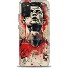 Rulet Samsung Galaxy A02S Hd Baskılı Kılıf + Seramik Tam Kaplayan Ekran Koruyucu 5