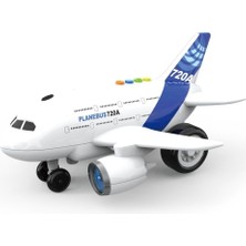 paraply WY720A-VARDEM 1:160 Sürtmeli Sesli Işıklı Uçak Kız Erkek Çocuk Oyuncak Eğitici Oyuncaklar