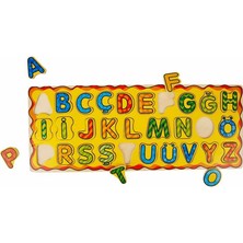 OMZ Tahta Bultak Harfler 30 Parça Kız Erkek Çocuk Oyuncak Eğitici Oyuncaklar