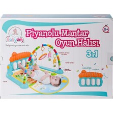 OMZ HE0639 Babycim Mantar Piyaonolu Halı Kız Erkek Çocuk Oyuncak Eğitici Oyuncaklar