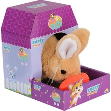 paraply 4249 Sesli Hareketli Peluş Tavşan Kız Erkek Çocuk Oyuncak Eğitici Oyuncaklar