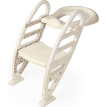 OMZ 7241 Kaymaz Ayarlı Merdiven Klozet Adaptörü Relax Bej Kız Erkek Çocuk Oyuncak Eğitici Oyuncaklar