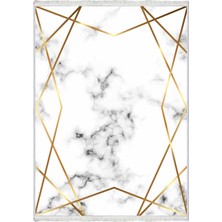 Bazaar Forum Pamuk Taban Dijital Baskı Kaymaz Tüy Dökmeyen Makinada Yıkanabilir Salon Halısı Mutfak Halısı