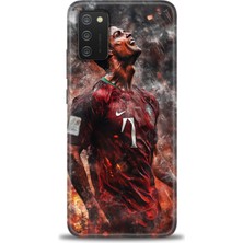 Samsung Galaxy A03S Hd Baskılı Kılıf + Seramik Tam Kaplayan Ekran Koruyucu 8