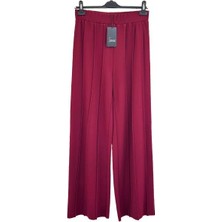 5612 Sentez Liora Geniş Paça Örme Pantolon