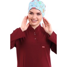 Tesettür Bone - 2113 Turkuaz Diş