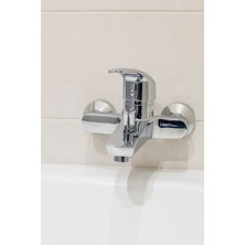 Dalyan Mix Banyo Bataryası Duvara Monte Paslanmaz Krom - Şık ve Modern Tasarım DL-323