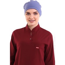 Tesettür Bone - 6432 Indigo Mavi