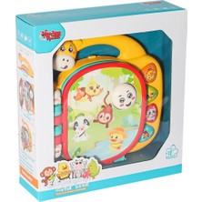 OMZ JLG-855-162A Işıklı ve Müzikli Zürafa Kitaplı Kız Erkek Çocuk Oyuncak Eğitici Oyuncaklar