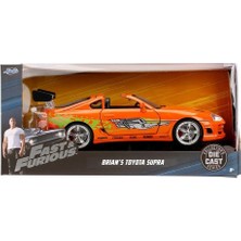 OMZ 253203005 Fast&furious 1995 Toyota Supra 1:24 Kız Erkek Çocuk Oyuncak Eğitici Oyuncaklar