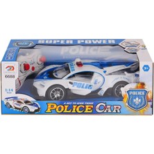 paraply 6688-91A Kumandalı Işıklı Polis Araba Kız Erkek Çocuk Oyuncak Eğitici Oyuncaklar