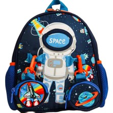 OMZ Vest Uzay Mini Sırt Çantası Kız Erkek Çocuk Oyuncak Eğitici Oyuncaklar