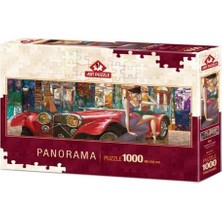 OMZ 4647 Art Puzzle Akşama Davet 1000 Parça Panorama Puzzle Kız Erkek Çocuk Oyuncak Eğitici Oyuncaklar