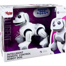 paraply G52 Uzaktan Kumandalı Full Fonksiyon Şarjlı Interaktif Akıllı Robot Köpek Kız Erkek Çocuk Oyuncak Eğ