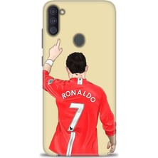 Samsung Galaxy A11 Hd Baskılı Kılıf + Seramik Tam Kaplayan Ekran Koruyucu 3