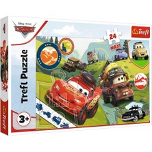 OMZ PUZZLE-14352 Maxi Disney Cars 3 24 Parça Çocuk Puzzle Kız Erkek Çocuk Oyuncak Eğitici Oyuncaklar