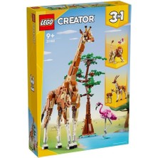 OMZ 31150 Lego® Creator 3’ü1 Arada Vahşi Safari Hayvanları 780 Parça +9 Yaş Kız Erkek Çocuk Oyuncak Eğit
