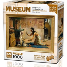 OMZ Ks Games The Obsequies Of An Egyptian Cat Puzzle 1000 Parça 20668 Kız Erkek Çocuk Oyuncak Eğitici Oy