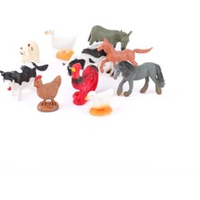 OMZ NC3-012 Pvc Küçük Çiftlik Hayvanları Kız Erkek Çocuk Oyuncak Eğitici Oyuncaklar