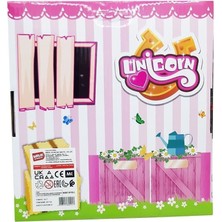 OMZ 6217 Büyük Kadife Unicorn At -Brl Kız Erkek Çocuk Oyuncak Eğitici Oyuncaklar