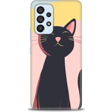 Rulet Samsung Galaxy A73 5g Hd Baskılı Kılıf + Seramik Tam Kaplayan Ekran Koruyucu 66