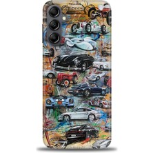 Rulet Samsung Galaxy A14 Hd Baskılı Kılıf + Seramik Tam Kaplayan Ekran Koruyucu 483