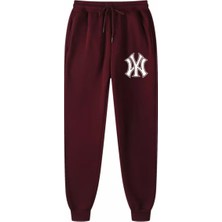 Punix Punıx Büyük Beden Özel Üretim Ny Baskılı Kışlık %100 Pamuk Sokak Stil Erkek Eşofman Altı