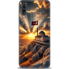 Samsung Galaxy A70 Hd Baskılı Kılıf + Seramik Tam Kaplayan Ekran Koruyucu 229