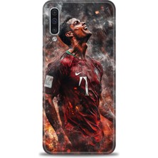 Rulet Samsung Galaxy A50S Hd Baskılı Kılıf + Seramik Tam Kaplayan Ekran Koruyucu 8