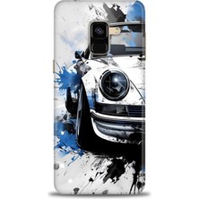 Rulet Samsung Galaxy A8 2018 Hd Baskılı Kılıf + Seramik Tam Kaplayan Ekran Koruyucu 487