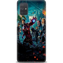 Samsung Galaxy A51 Hd Baskılı Kılıf + Seramik Tam Kaplayan Ekran Koruyucu 100