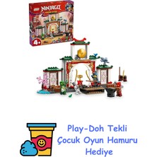 LEGO Nınjago Ninja Spinjitzu Tapınağı 71831-4 Yaş ve Üzeri Çocuklar Için 4 Minifigürle Ejderha Modeli Içeren Yaratıcı Oyuncak Yapım Seti, Doğum Günü Hediyesi (158 Parç + Play-Doh Oyun Hamuru