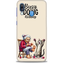 Rulet Samsung Galaxy A40 Hd Baskılı Kılıf + Seramik Tam Kaplayan Ekran Koruyucu 44