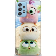 Samsung Galaxy A52 Hd Baskılı Kılıf + Seramik Tam Kaplayan Ekran Koruyucu 366