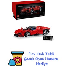 LEGO Technic Ferrari Daytona Sp3 42143, Yetişkinler Için Bir Süper Araba Modeli Yapım ve Sergileme Seti (3778 Parça) + Play-Doh Oyun Hamuru